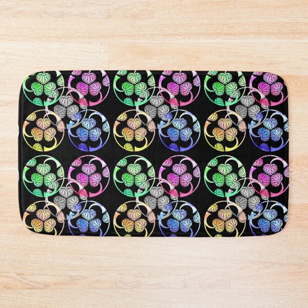 Item preview, Kamon-mitsuwari-tachi-aoi・5 designed and sold by KamonPopArt.