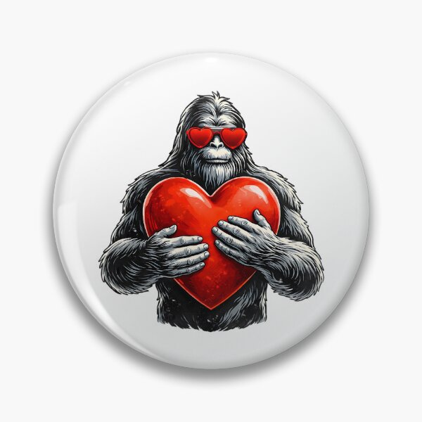 Item preview, Funny Valentine Bigfoot Love designed and sold by najaks.
