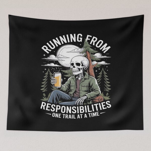 Item preview, Running From Responsibilities One Trail At A Time designed and sold by Tatianamiobi.