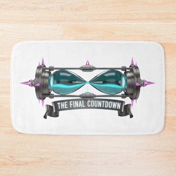 Item preview, Cyberpunk Hourglass Art – The Final Countdown, Futuristic Sci-Fi Time Metallic Steampunk Design designed and sold by Luminari Creations.