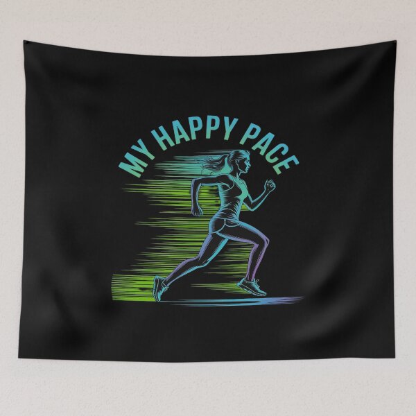 Item preview, Running My Happy Pace Runner Jogging Workout designed and sold by Tatianamiobi.