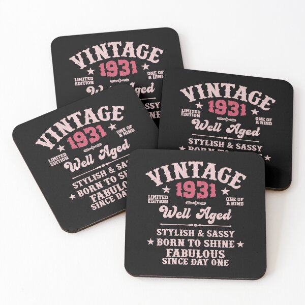 Item preview, 95th Birthday Vintage 1931 Well Aged 95 Years For Her designed and sold by eclecTEEq.