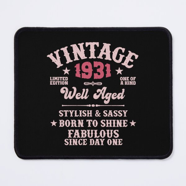 Item preview, 95th Birthday Vintage 1931 Well Aged 95 Years For Her designed and sold by eclecTEEq.