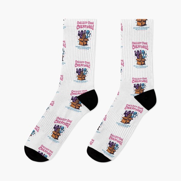 Item preview, Collect Cool Creatures Retro Illustration — Funny Alien Bigfoot and Sasquatch Graphic designed and sold by Colorful-Garden.