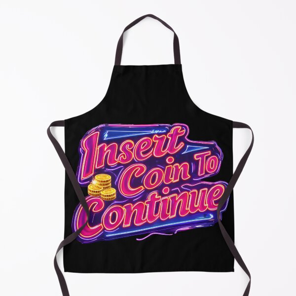 Item preview, Insert Coin To Continue - Neon Arcade Sign designed and sold by TheDuckprints.