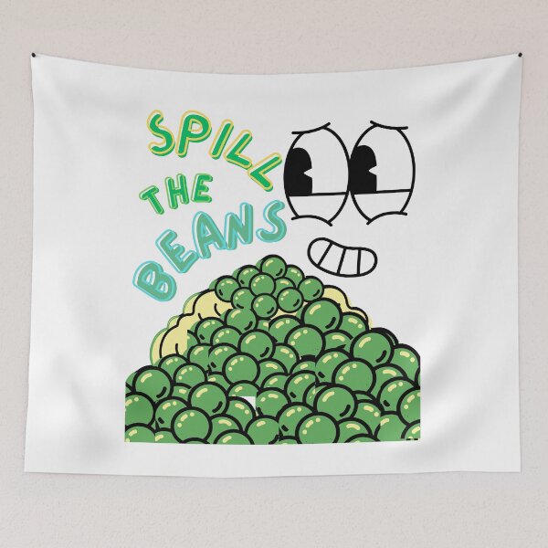 Item preview, Spill The Beans – Funny Cartoon Peas with Attitude designed and sold by furcen.