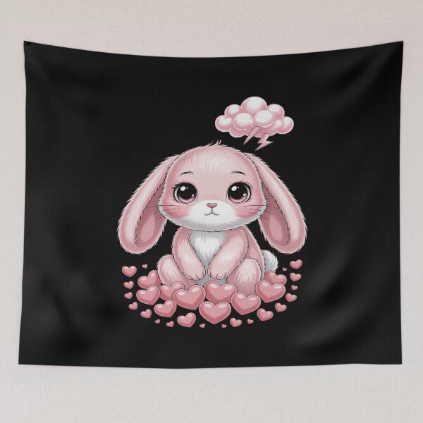 Item preview, Sad Rabbit with Heart designed and sold by Tatianamiobi.