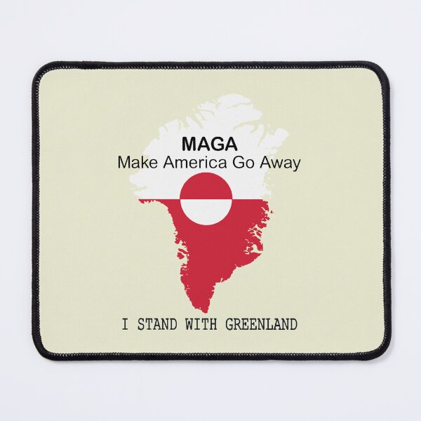 Item preview, I Stand With Greenland MAGA - Make America Go Away designed and sold by WatercolourferS.