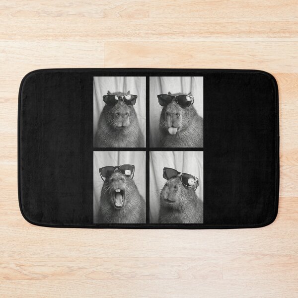 Item preview, Cool Capybara with Sunglasses PhotoBooth Funny Rodent Animal Art for Men Women Kids , Capybara Gift Lover  designed and sold by DZIRI NAJAT.