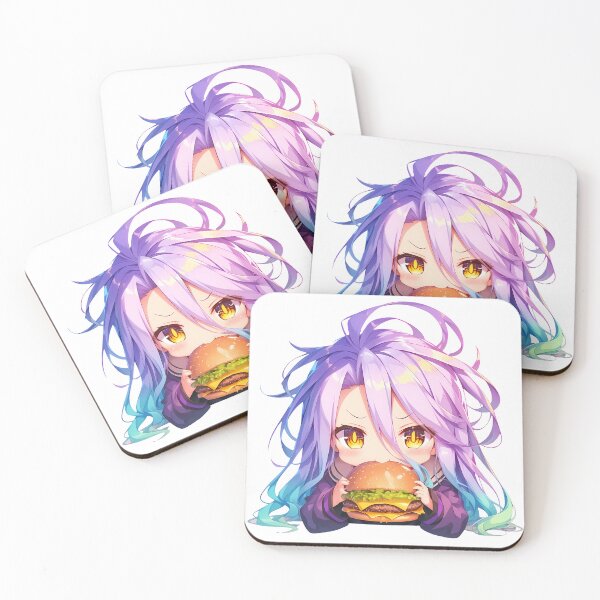 Artikelvorschau, Shiro No Game No Life Anime Chibi Kawaii Burger Cute Magic Colorful Joy Meal entworfen und verkauft von mildaclairmo.