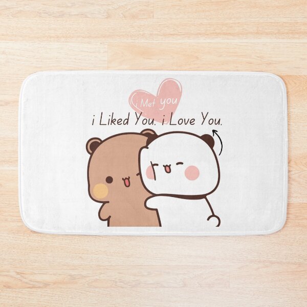 Item preview, I Met You iLiked You I Love You i am Keeping You Bear and Panda Bubu Dudu Balloon Bear Love Life Story 2026 v3 designed and sold by DaresToDream.