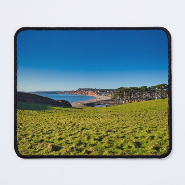 Item preview, Budleigh Salterton Devon from the Hills – Coastal Landscape Photography, Jurassic Coast Scenic Wall Art designed and sold by leonwoods.