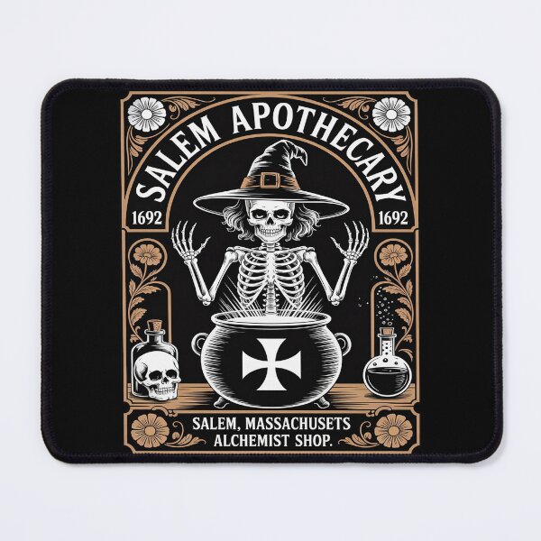Item preview, Salem Apothecary Skeleton Witch Spooky Halloween designed and sold by HORIZBoutique.