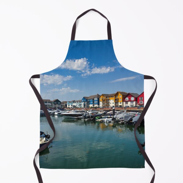 Item preview, Exmouth Marina Devon – Scenic Harbour Photography, Coastal Town Wall Art, South West England Seascape designed and sold by leonwoods.