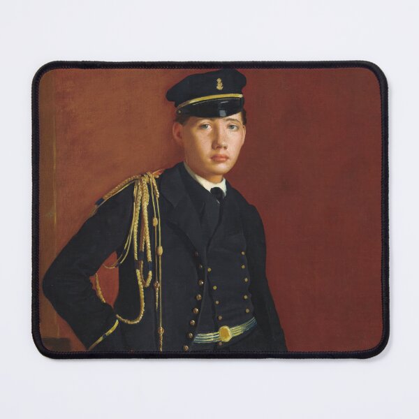 Item preview, Achille De Gas in the Uniform of a Cadet by Edgar Degas: Fine Art Poster designed and sold by artofuniverse.