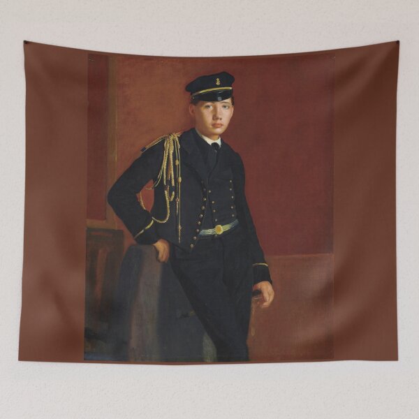 Item preview, Achille De Gas in the Uniform of a Cadet by Edgar Degas: Fine Art Poster designed and sold by artofuniverse.