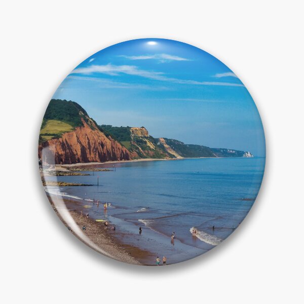 Item preview, Sidmouth Seafront Devon – Coastal Photography, English Seaside Wall Art, South West England Beach Scene designed and sold by leonwoods.