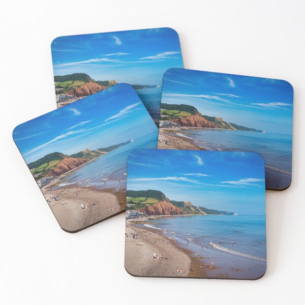 Item preview, Sidmouth Seafront Devon – Coastal Photography, English Seaside Wall Art, South West England Beach Scene designed and sold by leonwoods.