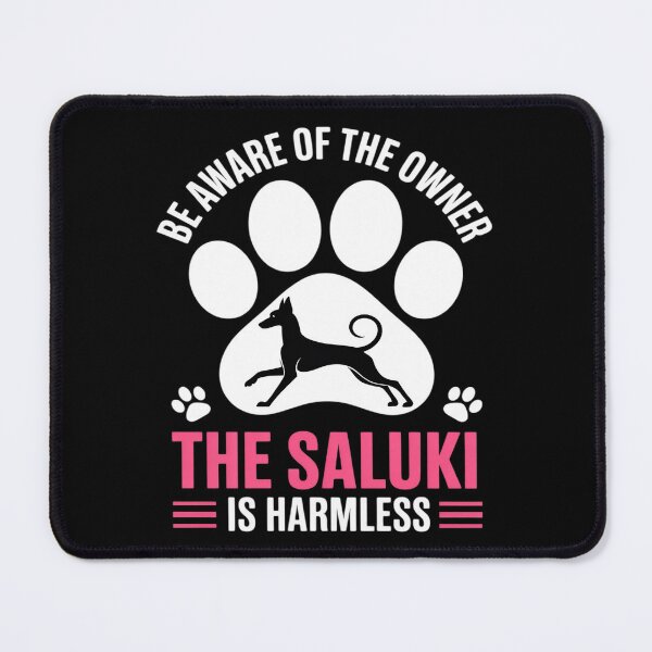 Item preview, Saluki Owner Warning Harmless Dog Ahead Notice Sign designed and sold by HORIZBoutique.