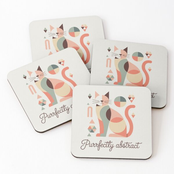Item preview, Geometric harmony of the abstract cat designed and sold by Druk artystycznyQ.