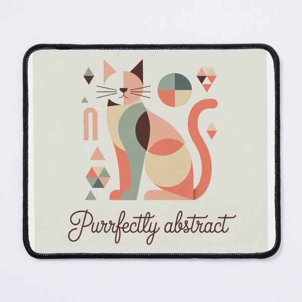Item preview, Geometric harmony of the abstract cat designed and sold by Druk artystycznyQ.