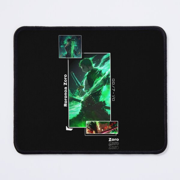 Item preview, Roronoa Zoro - Emerald Blade Swordsman | Green Energy Anime Warrior Art designed and sold by Dyan4.