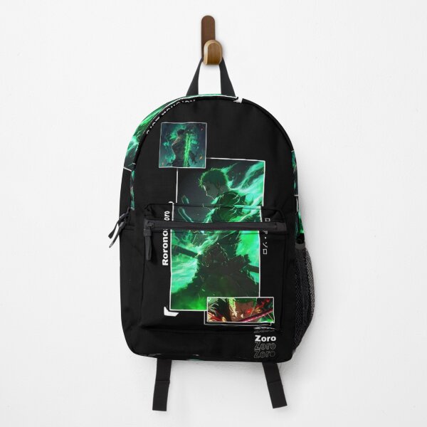 Item preview, Roronoa Zoro - Emerald Blade Swordsman | Green Energy Anime Warrior Art designed and sold by Dyan4.