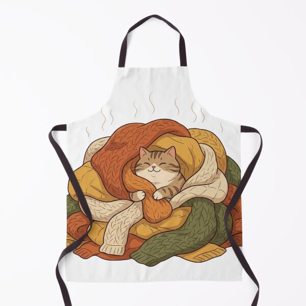 Artikelvorschau, Die gemütlichste Katze: Eingehüllt in warme Strickschals entworfen und verkauft von EverBranz-stor.