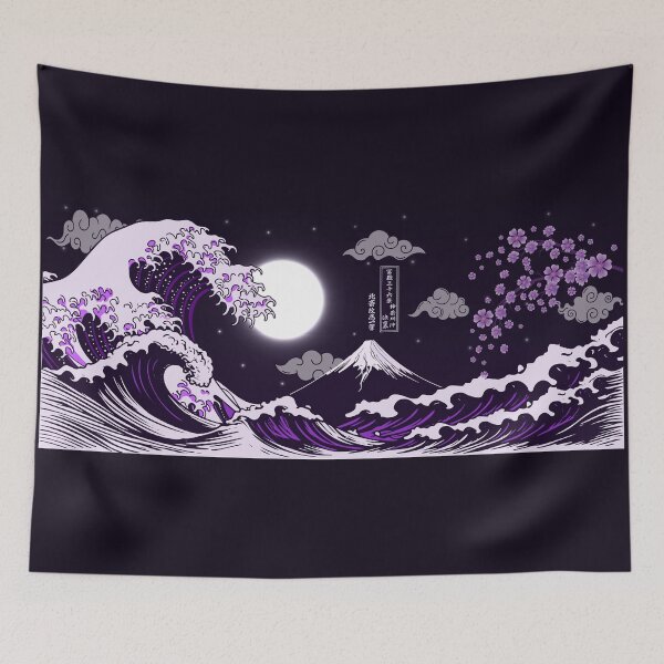 Item preview, Great Wave off Kanagawa - Cherry blossom Edition designed and sold by Faissal Thomass.