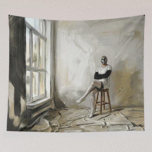 Item preview, Seated Portrait 002 designed and sold by IanBiAM.