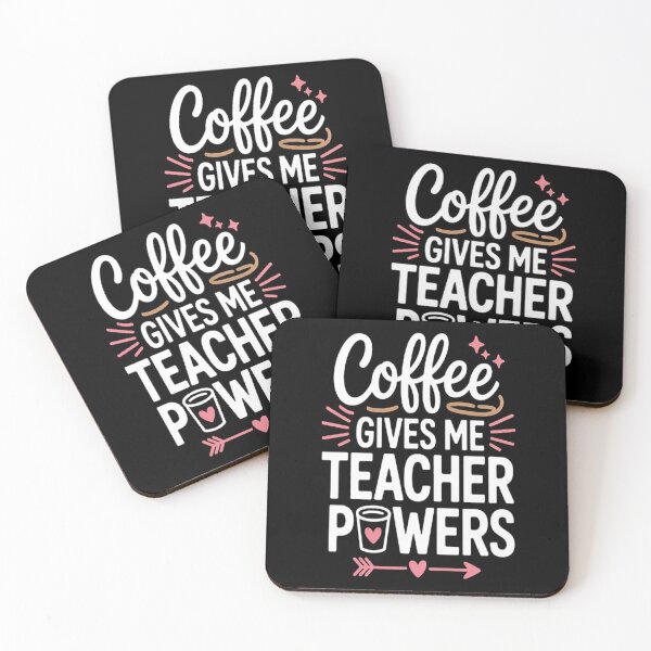 Item preview, Coffee Gives Me Teacher Powers Back To School Teachers designed and sold by mandiana.