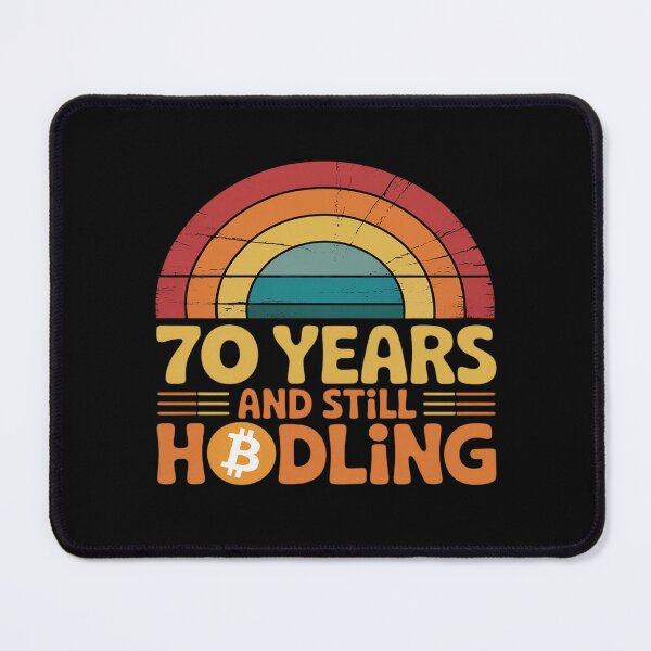 Item preview, Sats 70 70th birthday level unlocked still hodling designed and sold by HORIZBoutique.