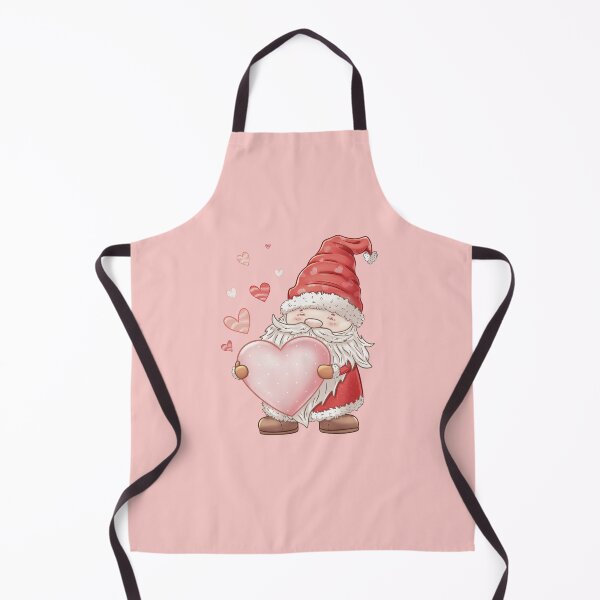 Item preview, Cute Valentine Gnome – Heart Illustration with Floating Hearts designed and sold by Xatutik.art.