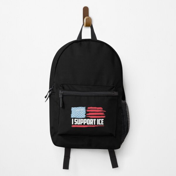 Item preview, I Support ICE Stand with ICE Border Patrol US Flag designed and sold by SheriPeroni.