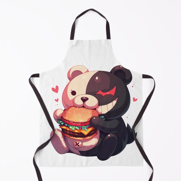 Item preview, Monokuma Danganronpa Anime Kawaii Chibi Burger Fun Cute Moment Food designed and sold by mildaclairmo.