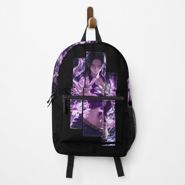 Item preview, Nico Robin - Mystic Violet Enchantress | Dark Anime Energy Split Panel Art designed and sold by Dyan4.