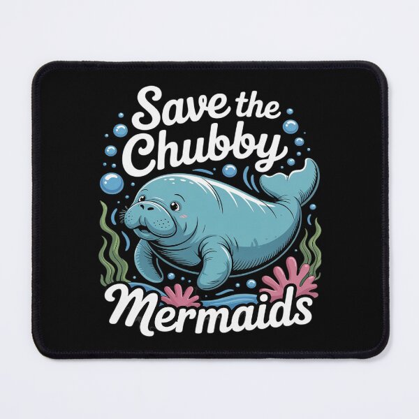 Item preview, Save the Chubby Mermaid Funny designed and sold by HORIZBoutique.