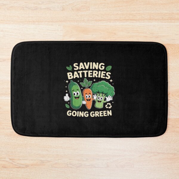 Item preview, Saving Batteries Going Green designed and sold by HORIZBoutique.