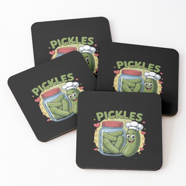 Item preview, Say Pickles Cute Pickle Jar Quote with Funny Pickle designed and sold by HORIZBoutique.