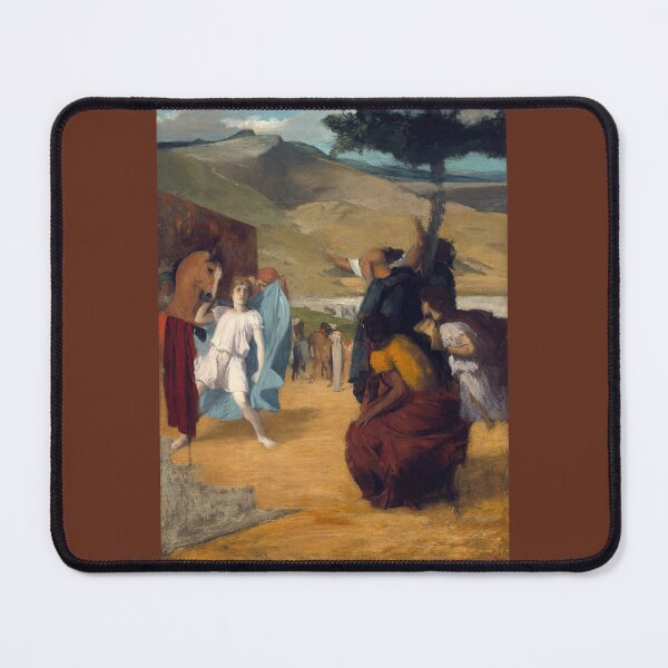Item preview, Alexander and Bucephalus by Edgar Degas: Dramatic Classical Impressionist Poster designed and sold by artofuniverse.