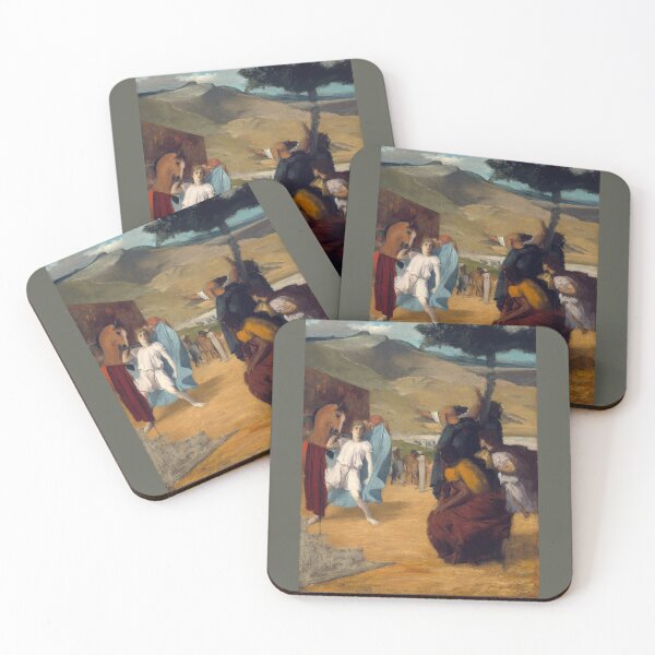 Item preview, Alexander and Bucephalus by Edgar Degas: Dramatic Classical Impressionist Poster designed and sold by artofuniverse.