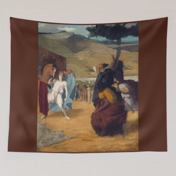 Item preview, Alexander and Bucephalus by Edgar Degas: Dramatic Classical Impressionist Poster designed and sold by artofuniverse.