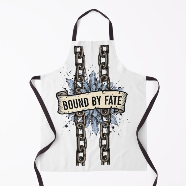 Item preview, Crystal Chain Art – Bound by Fate, Spiritual Destiny Manifestation Grunge Tattoo Style Design designed and sold by Luminari Creations.