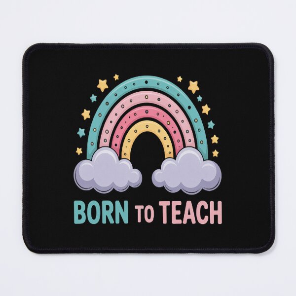 Item preview, Cute Born To Teach Boho Rainbow Teacher Back To School designed and sold by mandiana.