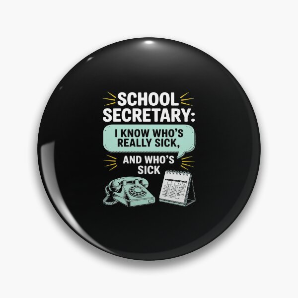 Item preview, School Secretary Girl Attendance Job Profession designed and sold by HORIZBoutique.
