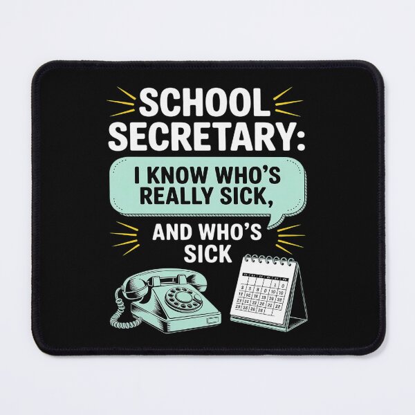 Item preview, School Secretary Girl Attendance Job Profession designed and sold by HORIZBoutique.