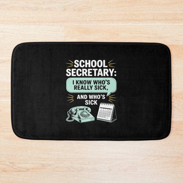 Item preview, School Secretary Girl Attendance Job Profession designed and sold by HORIZBoutique.