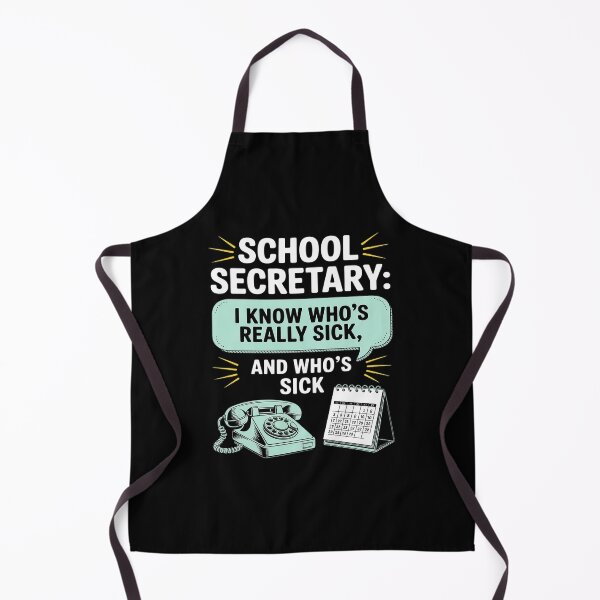 Item preview, School Secretary Girl Attendance Job Profession designed and sold by HORIZBoutique.