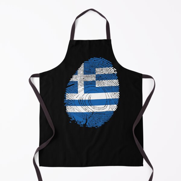 Item preview, Greece flag in fingerprint designed and sold by Azeecreate009.