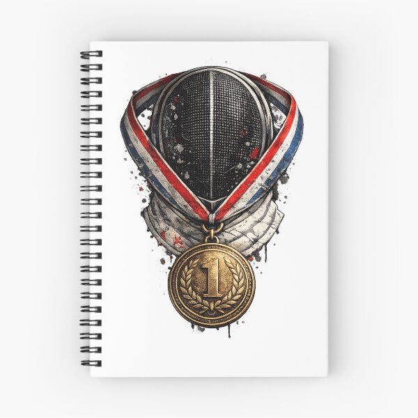 Item preview, Champion Fencing Mask & Gold Medal designed and sold by ChillCharmStudio.